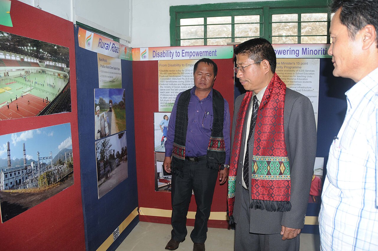 The hills of Mizoram, associated with the Mizo legend of origin at Chhinlung