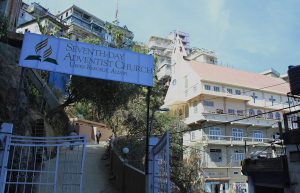 A church in Aizawl; the Mizo are overwhelmingly Christian