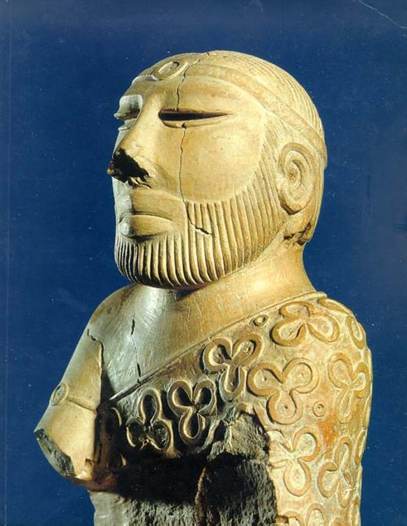 The so-called Priest-King, a carved figure from Mohenjo-daro.
