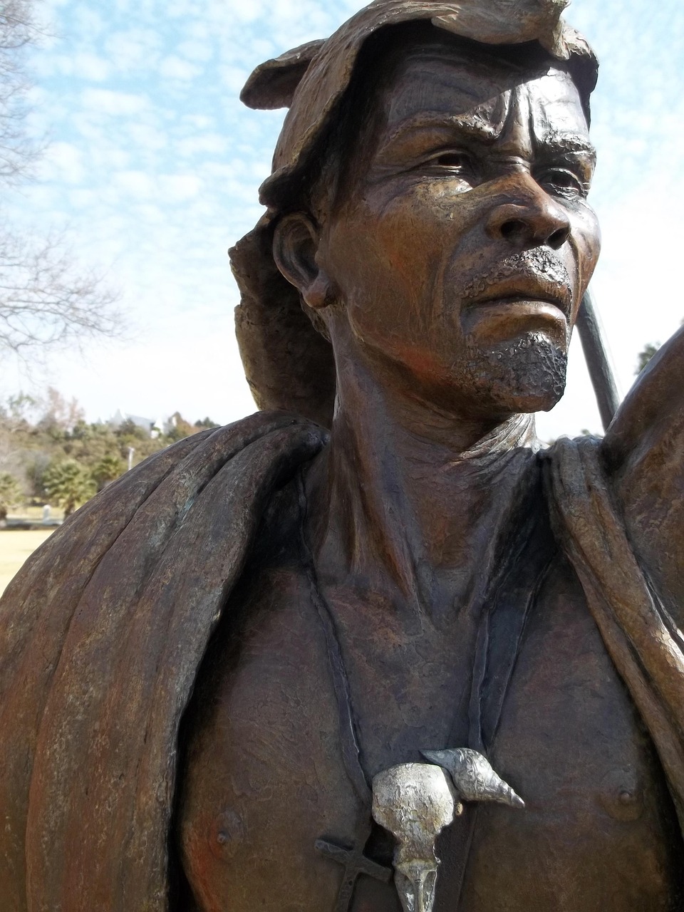A chief in bronze