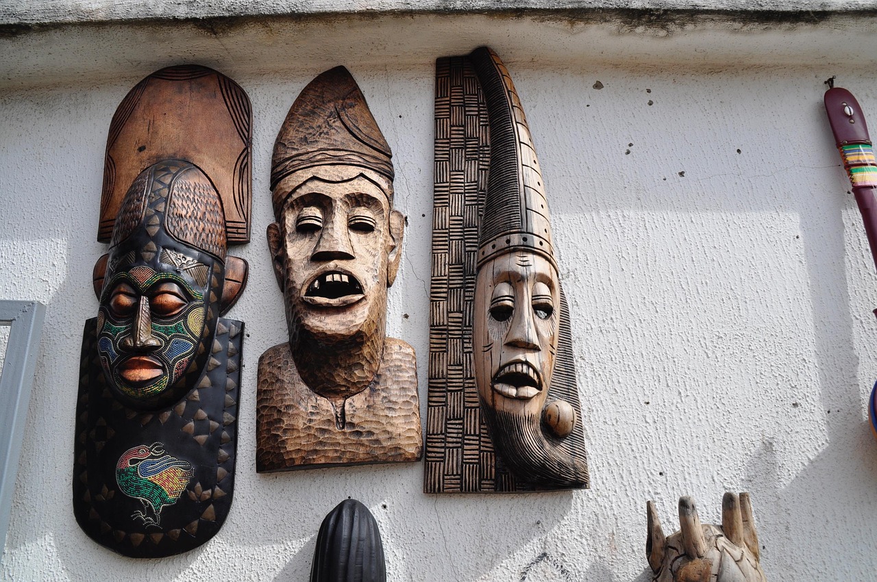 A carved mask
