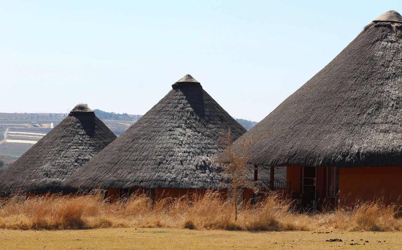 Village huts