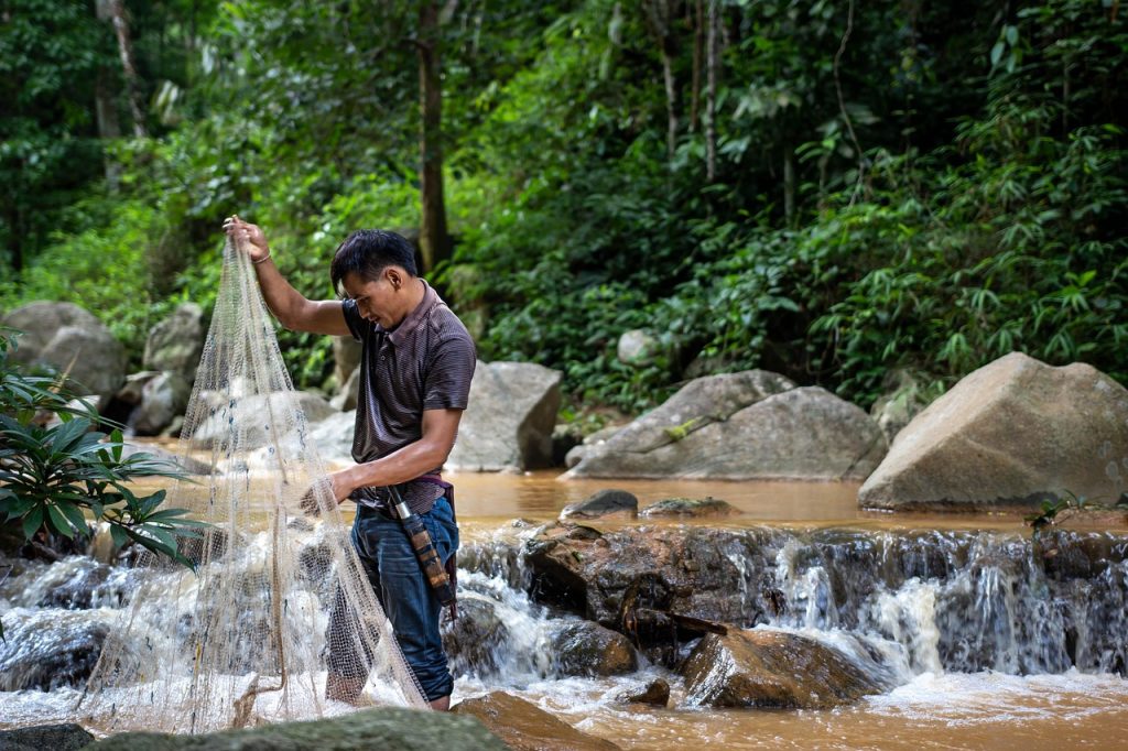 Man Fishing
