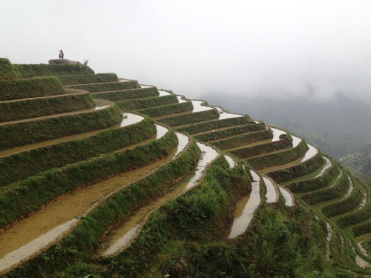 The terraced highlands of the Mulao country