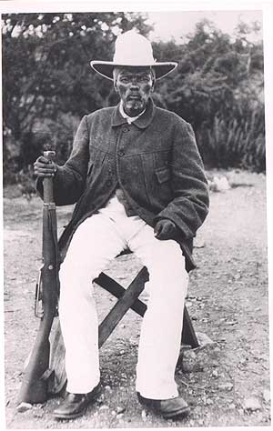 Hendrik Witbooi, whose memory the Nama honour at their commemorations.