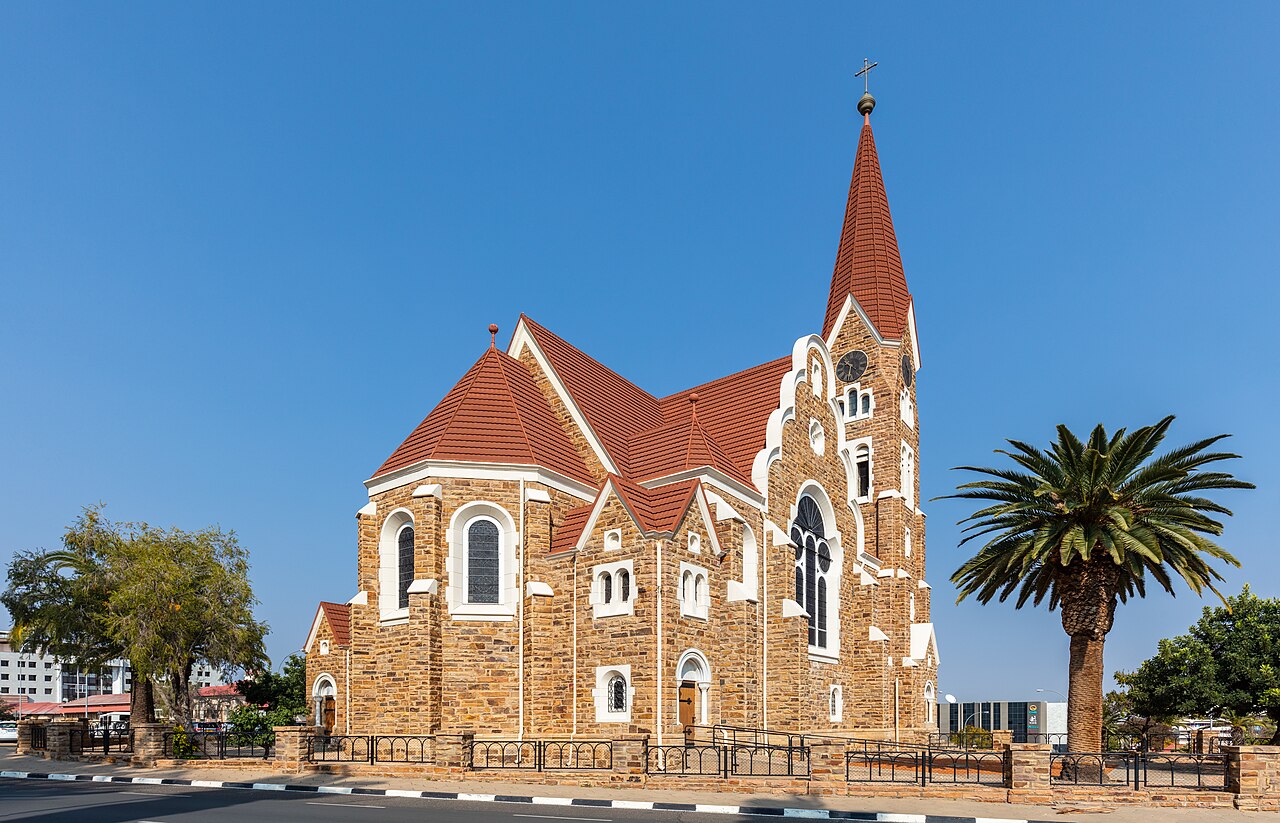 A church in Namibia; most Nama today are Christian.
