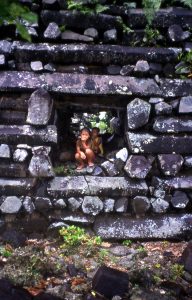 The basalt ruins of Nan Madol, an ancient city built on the reefs of Pohnpei.