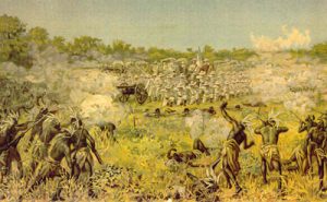 The Battle of Coolela of 1895, in which the Portuguese broke the Gaza empire.