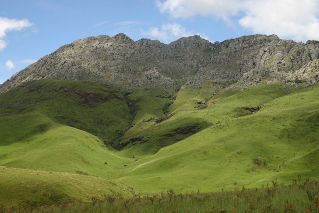 The Chimanimani mountains on the Zimbabwe-Mozambique border, the Ndau homeland.