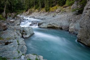 River flowing through the homeland today