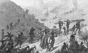 A depiction of peoples on the move during the early nineteenth-century mfecane.