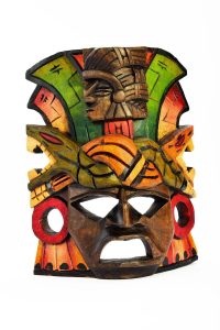 Carved Wooden Mask and Craft