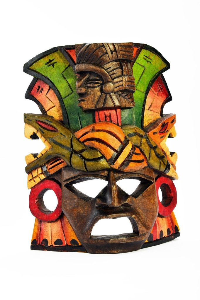 Carved Wooden Mask and Craft