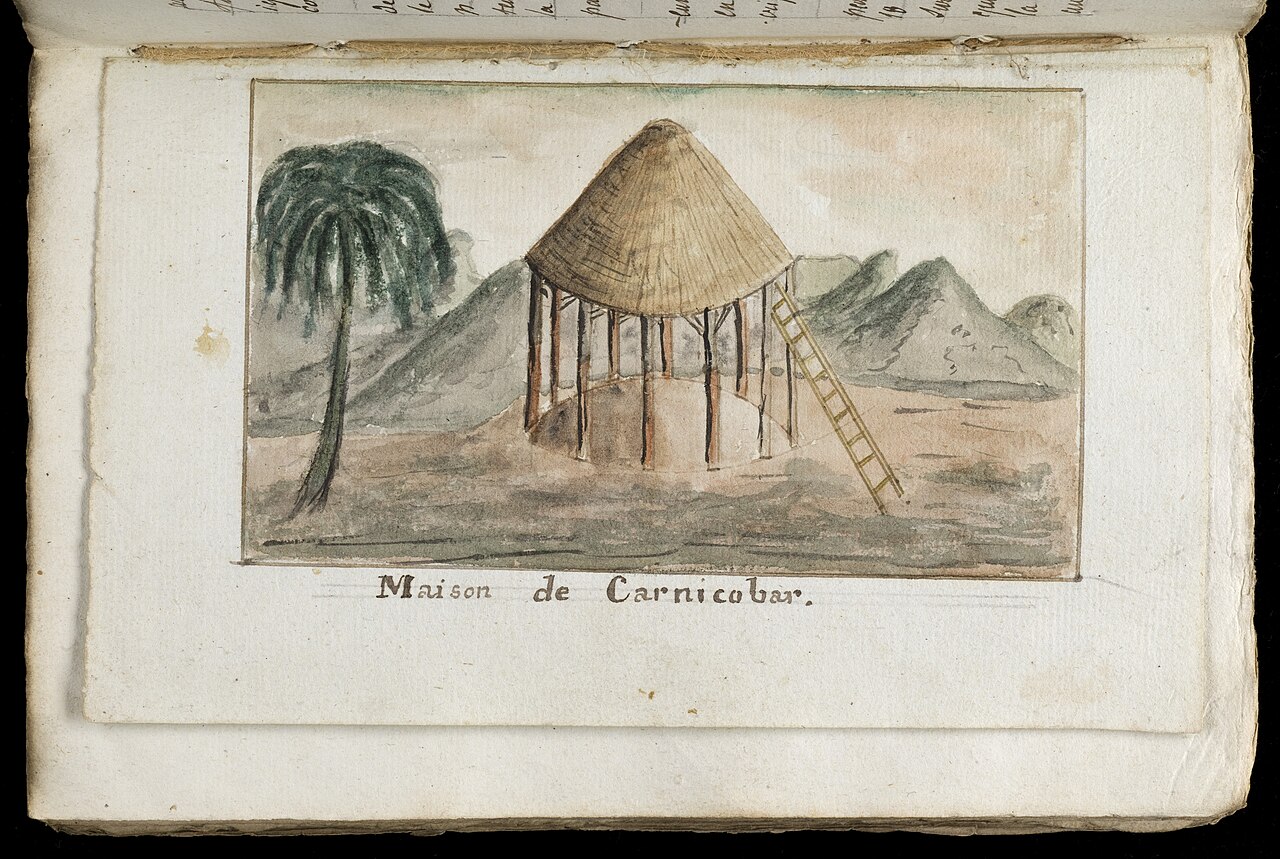 A traditional house of Car Nicobar