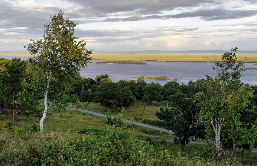 The Amur River, along whose mouth the Nivkh have long lived
