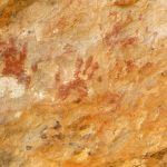 aboriginal rock art hand stencil