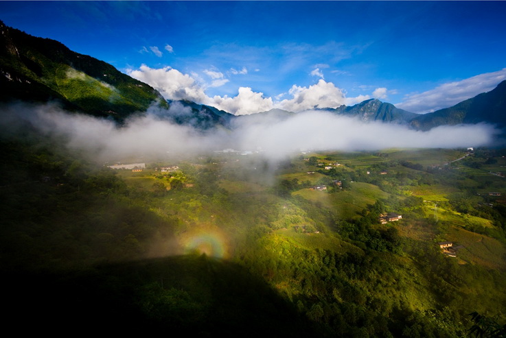 The Nu river country at Bingzhongluo