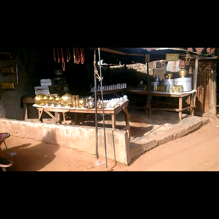 The famous brass and bronze work of Bida, a celebrated Nupe craft.
