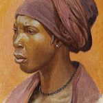 A Nupe woman of central Nigeria; the Nupe are a people of the Niger valley.
