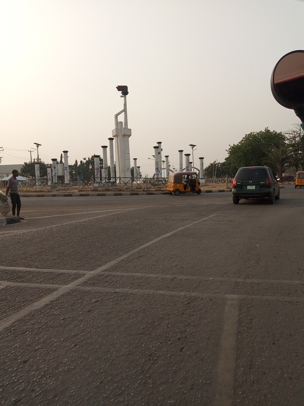 The city gate of Minna in Niger State, in the Nupe region today.