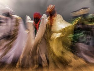 A Nupe dance in central Nigeria.