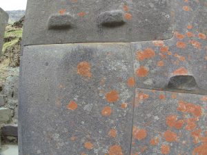 The finely fitted Inca stonework of Ollantaytambo.
