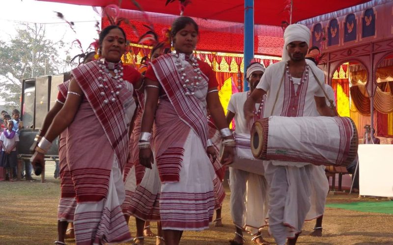 A Kurukh dance of the Oraon people of Chota Nagpur