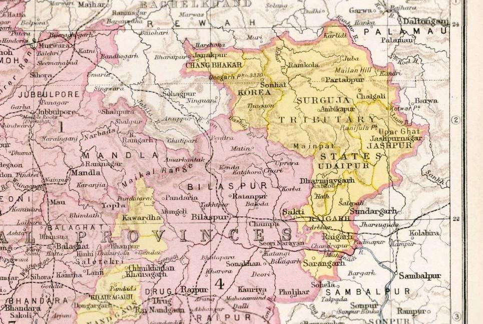 The Chota Nagpur region, homeland of the Oraon (Kurukh) people