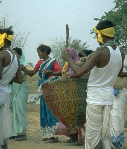 An Adivasi dance of the Jharkhand tribal country