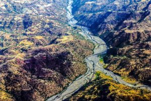 Ethiopian highland country