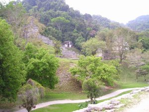 The Temple of the Cross, part of a group dedicated to the patron gods of Palenque