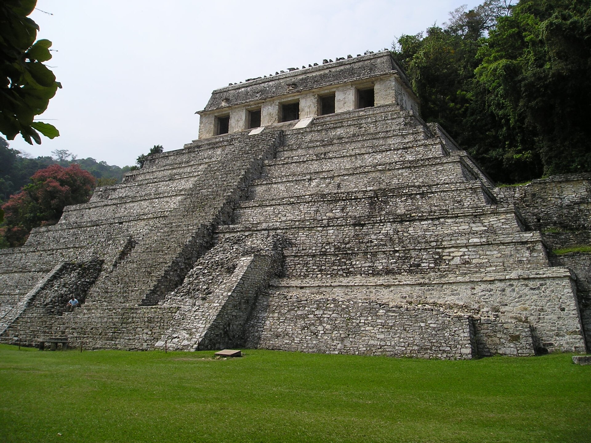 The Temple of the Inscriptions, the pyramid that covered the tomb of King Pakal at Palenque