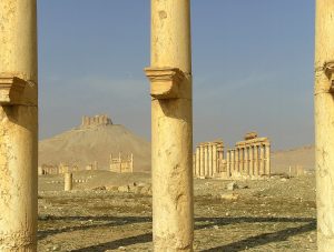 The Great Colonnade of Palmyra, the grand avenue that ran through the heart of the city.