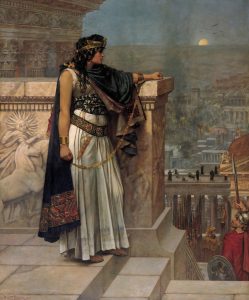 Queen Zenobia of Palmyra, who led a revolt against Rome in the third century.