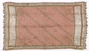 An embroidered textile of the kind treasured by the Parsis (gara work)