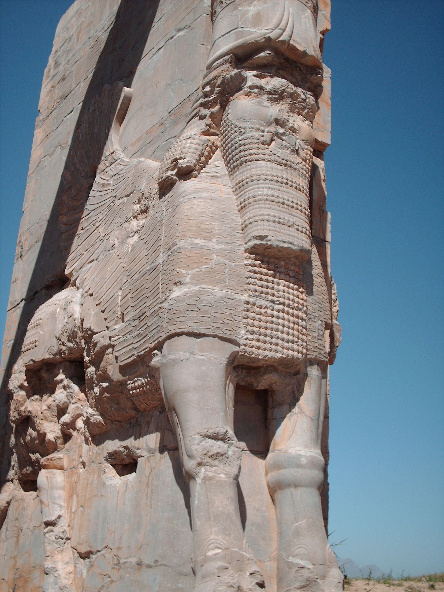 The Gate of All Nations at Persepolis, guarded by great winged bulls.