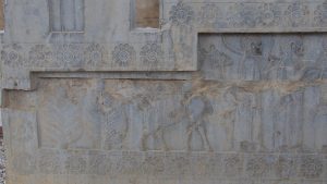 Reliefs of tribute-bearing delegations from across the Persian Empire at Persepolis.
