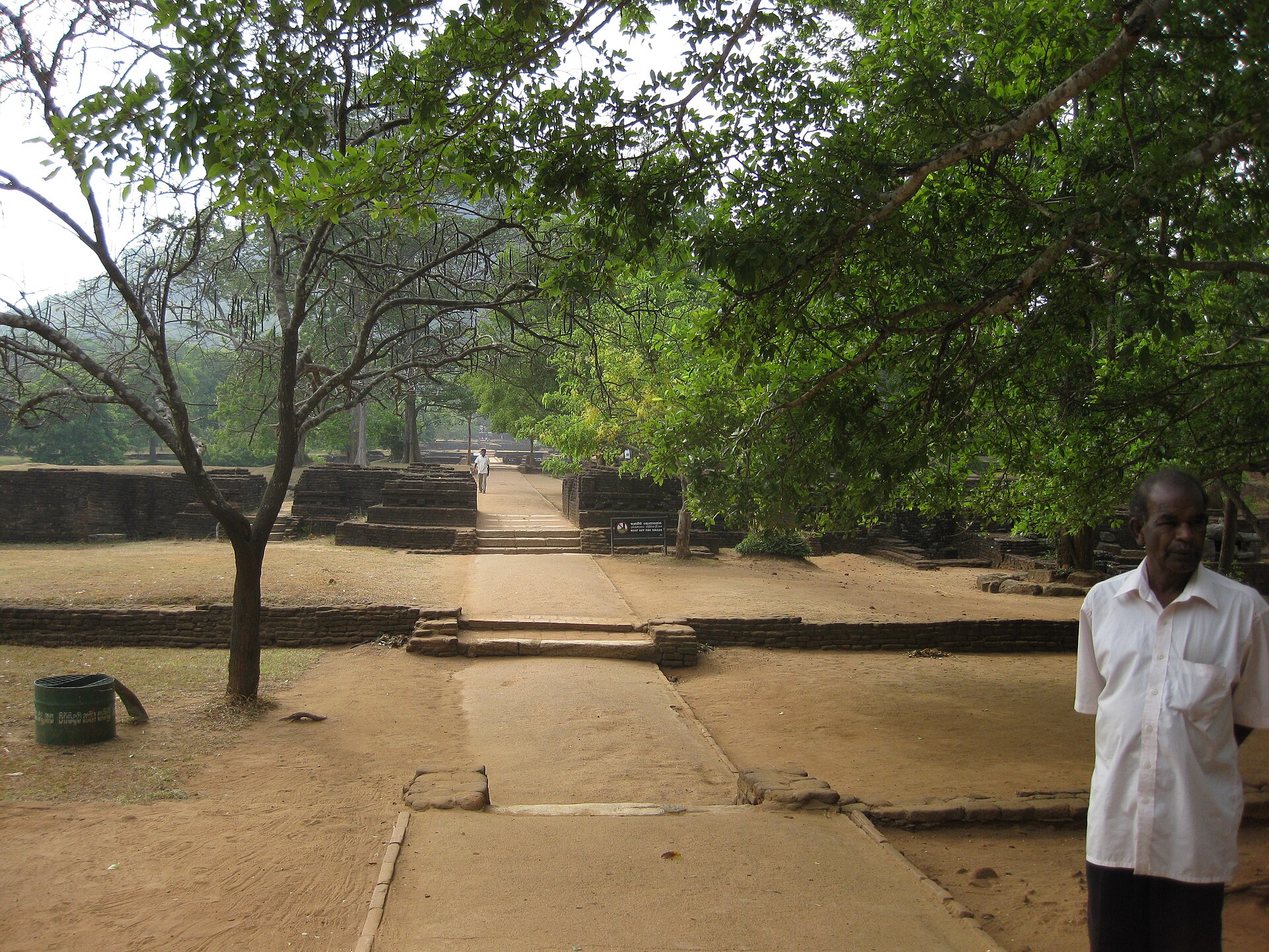 The ruins of Polonnaruwa, a medieval capital of Sri Lanka.