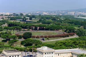 The amphitheatre of Pompeii, one of the oldest surviving Roman arenas.