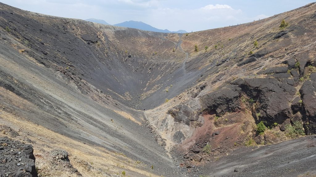 Volcanic crater of Michoacan