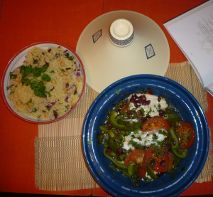 Tajine with couscous, the staple of the Moroccan table.