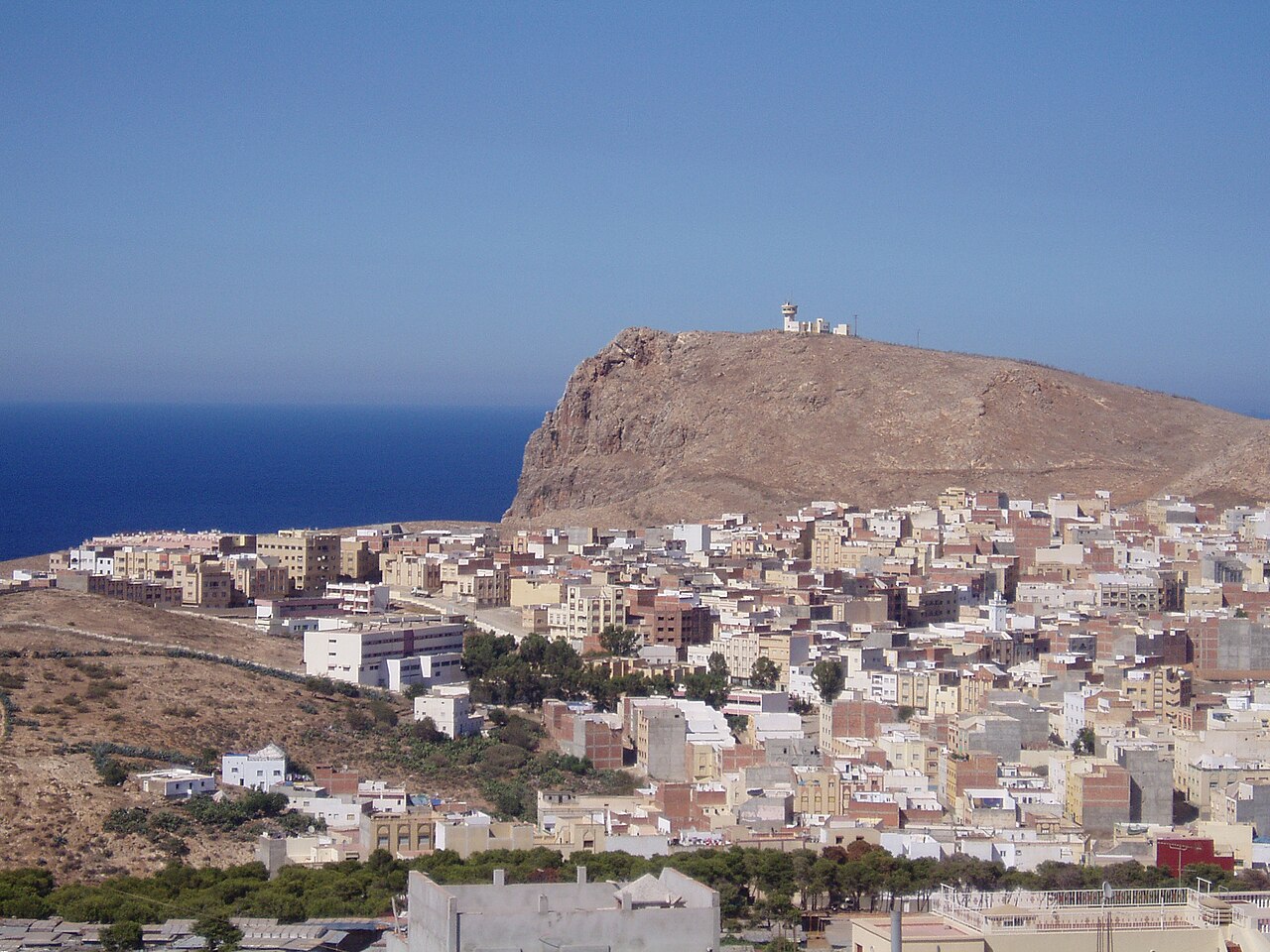 Al Hoceima, a principal town of the Rif coast.