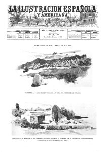 A nineteenth-century image of fighting in the Rif; the Riffians were famed warriors.