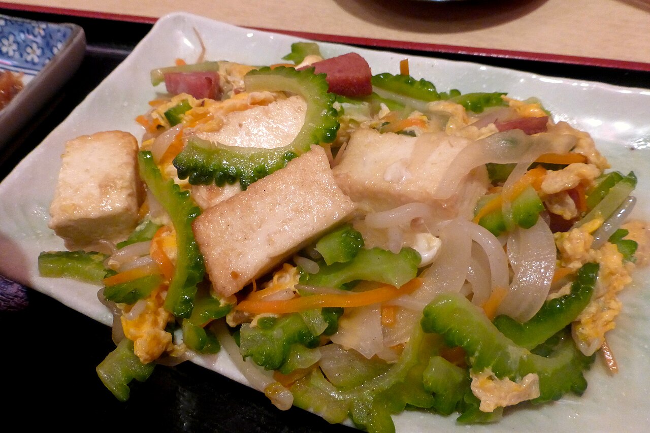 Goya chanpuru, the bitter-melon stir-fry of Okinawan cuisine
