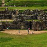 The great zigzag walls of Sacsayhuaman above the Inca capital of Cusco.