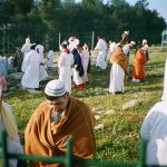 Samaritans on Mount Gerizim, their sacred mountain near Nablus.