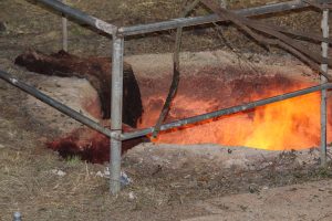 The Samaritan Passover sacrifice on Mount Gerizim, performed as in ancient times.