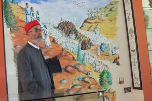Samaritans of the community near Shechem, one of the world's smallest peoples.