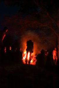 The trance dance, in which San healers enter trance to heal the community.