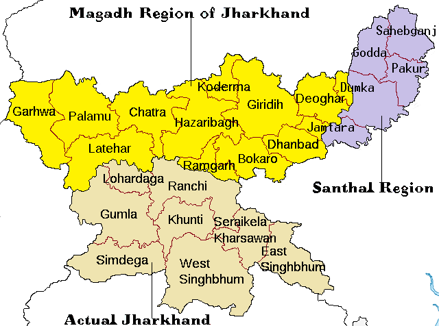 The Jharkhand region, a heartland of the Santhal people